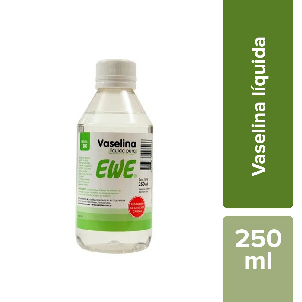 Vaselina Líquida Oral x250ml, Productos